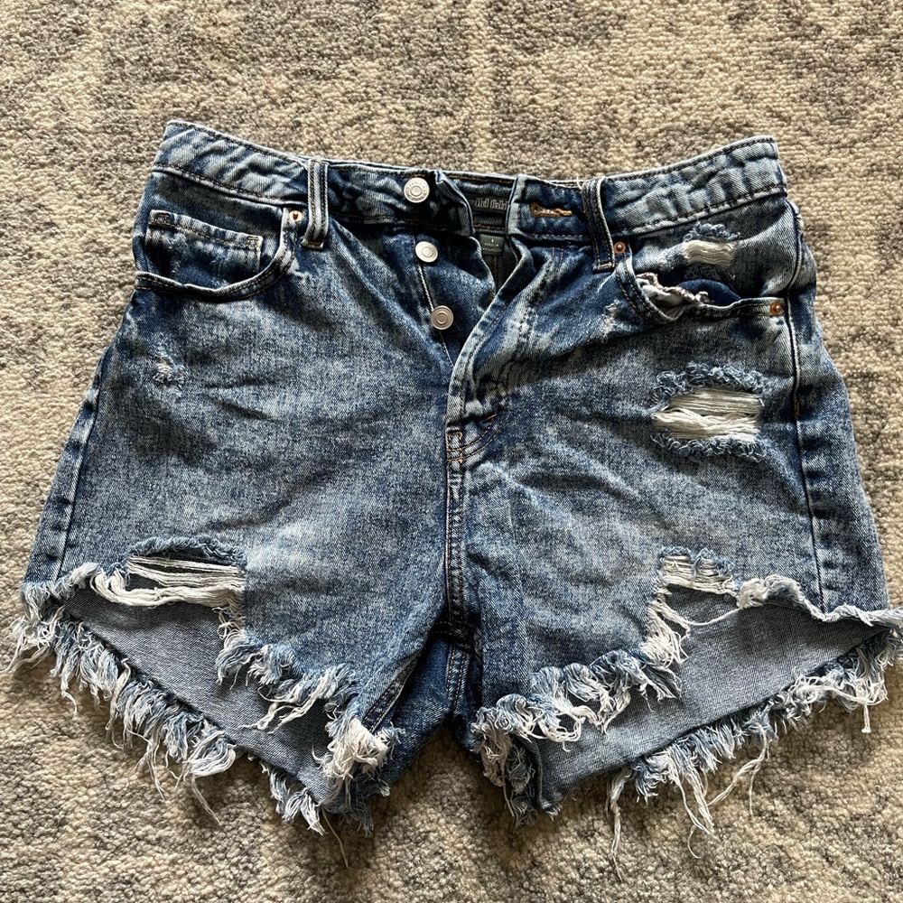 Denim shorts